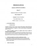 PROGRAMA OFICIAL Asignatura: GEOGRAFIA ECONÓMICA