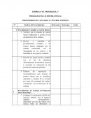 EMPRESA “EL PROGRESOS.A” PROGRAMAS DE AUDITORIA FISCAL PROCEDIMIENTO CONTABLE Y CONTROL INTERNO