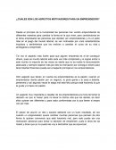 ASPECTOS MOTIVACIONALES DE UN EMPRENDEDOR.