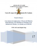 Conveniencia de implementar el Puesto del Oficial de Mantenimiento en los Batallones de Maniobra de la Infantería de Marina y su relación con el SISLOG