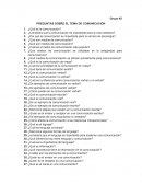 Grupo #3 PREGUNTAS SOBRE EL TEMA DE COMUNICACIÓN