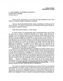 CONTESTACIÓN A LA VISTA EN EJECUCIÓN DE SENTENCIA DE ALIMENTOS