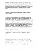 Actos procedimentales. Teoría general del proceso