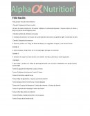 Félix Basilio Plan para el mes de enero-febrero