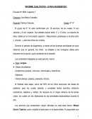 Durante el periodo de diagnóstico, a través de las diversas actividades se pudo observar que en general, los niños se adaptan a las consignas dadas pero requieren de la ayuda y guía constante de la docente.