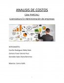 Determina el costo de ventas de A