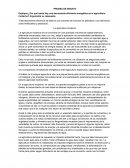 Explique ¿Por qué razón hay una decreciente eficiencia energética en la agricultura moderna? Argumente su respuesta.