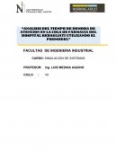 Analisis del tiempo de demora de atencion en la cola de farmacia del Hospital Rebagliati utilizando el PROMODEL