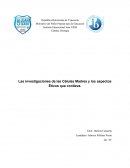 Las investigaciones de las Células Madres y los aspectos Éticos que conlleva