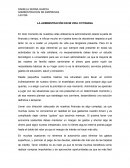LA ADMINISTRACIÓN EN MI VIDA COTIDIANA.