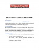 ESTRATEGIA DE CRECIMIENTO EMPRESARIAL