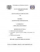 GESTIÓN DE RECURSOS HUMANOS la importancia que todo proceso tiene dentro de una organización