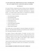 Aprobación de estatutos y conformación de la junta directiva de la asociación agricola ganadera