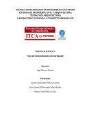 Reporte práctica n°1: “Uso de instrumentos de medición”