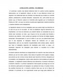 LEGISLACIÓN LABORAL COLOMBIANA