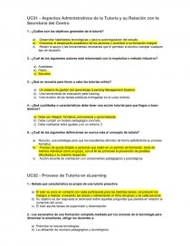 ¿Cuáles son los objetivos generales de la tutoría?. Página 1
