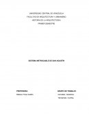 UNIVERSIDAD CENTRAL DE VENEZUELA FACULTAD DE ARQUITECTURA Y URBANISMO HISTORIA DE LA ARQUITECTURA I PRIMER SEMESTRE