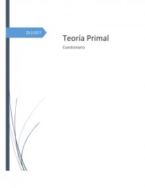 Teoria primal preguntas. Página 1