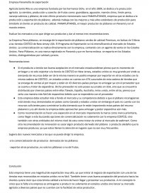 Evaluar los mercados a los que dirige sus productos y dar al menos tres recomendaciones.. Página 1
