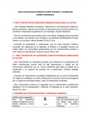 GUIA DE ESTUDIO DE DERECHO CONSTTUCIONAL Y GARANTIAS CONSTITUCIONALES.