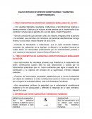 GUIA DE ESTUDIO DE DERECHO CONSTTUCIONAL Y GARANTIAS CONSTITUCIONALES.