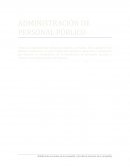 Administración de personal público