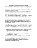 Estrategia y Presupuesto de Relaciones Públicas