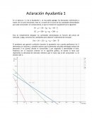 Aclaración ayudantía