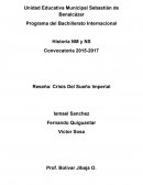 “Un nuevo mapa de Europa: Crisis Del Sueño Imperial”