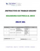 SOLDADURA ELECTRICA AL ARCO