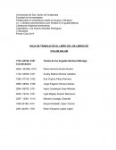 HOJA DE TRABAJO DE EL LIBRO DE LOS LIBROS DE CHILAM BALAM