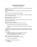 Derecho Romano - Resumen