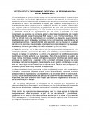 GESTION DEL TALENTO HUMANO ENFOCADO A LA RESPONSABILIDAD SOCIAL EMPRESARIAL