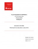 SEGUNDO INFORME “PROPUESTA DE MEJORA A UNA MYPE