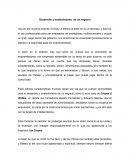 Desarrollo y sostenimiento de un negocio