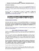 PROGRAMA “RECUPERACION DE BARRIOS” / PROGRAMA “CONDOMINIOS SOCIALES”