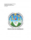 Informe final de rehabilitación