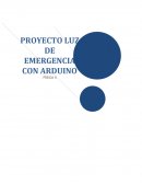 El proyecto consiste en emplear una nueva tecnología en luces de emergencia, las cuales se activaran por medio de sonido, es decir una palabra o un aplauso.