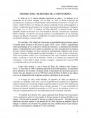 MEMORIA TEMA 3 DE HISTORIA DE LA UNIÓN EUROPEA