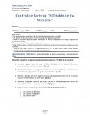 Lea atentamente su evaluación antes de contestar. No olvide anotar su nombre.
