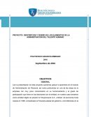 PROYECTO: DESCRIPCION Y DISEÑO DE LOS ELEMENTOS DE LA ADMINISTRACION DEL TALENTO HUMANO