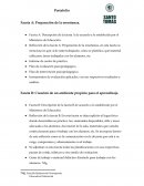 Reflección de la faceta A: Preparación de la enseñanza, en esta faceta se menciona en qué ciclo están trabajando, cómo se planifico, qué material utilizaron, áreas trabajadas con los alumnos, etc.