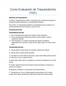 Curso Evaluación de Traqueostomía (TQT)