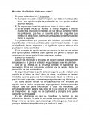 La Opinion publica no existe.