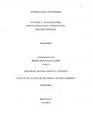 NTRODUCCION A LA AGRONOMIA ACTIVIDAD 5 – EVALUACION FINAL MAPAS CONCEPTUALES Y PONENCIA FINAL