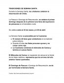 TRADICIONES DE SEMANA SANTA