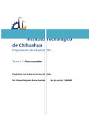 Programación de máquinas CNC Tarea 3.3: Pieza ensamble