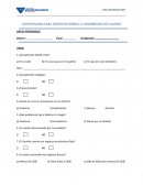 CUESTIONARIO PARA DOCENTES SOBRE LA TRANSMISIÓN DE VALORES