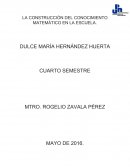 Como el niño construye el conocimiento matemático