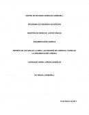 REPORTE DE LECTURA DE LA OBRA: LAS RAZONES DEL DERECHO. TEORÍA DE LA ARGUMENTACIÓN JURÍDICA